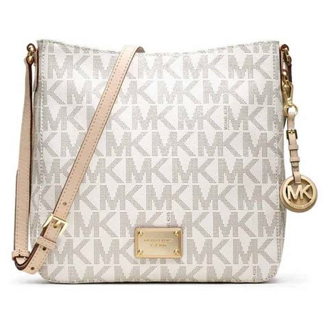 michael kors two tone tote|Michael Kors vanilla crossbody bag.